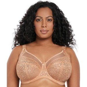 GODDESS Adelaide Banded Underwire Bra in Sand